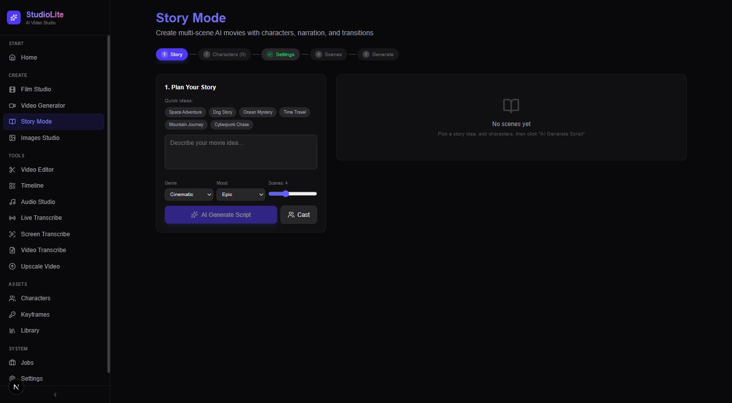 Story Mode planner