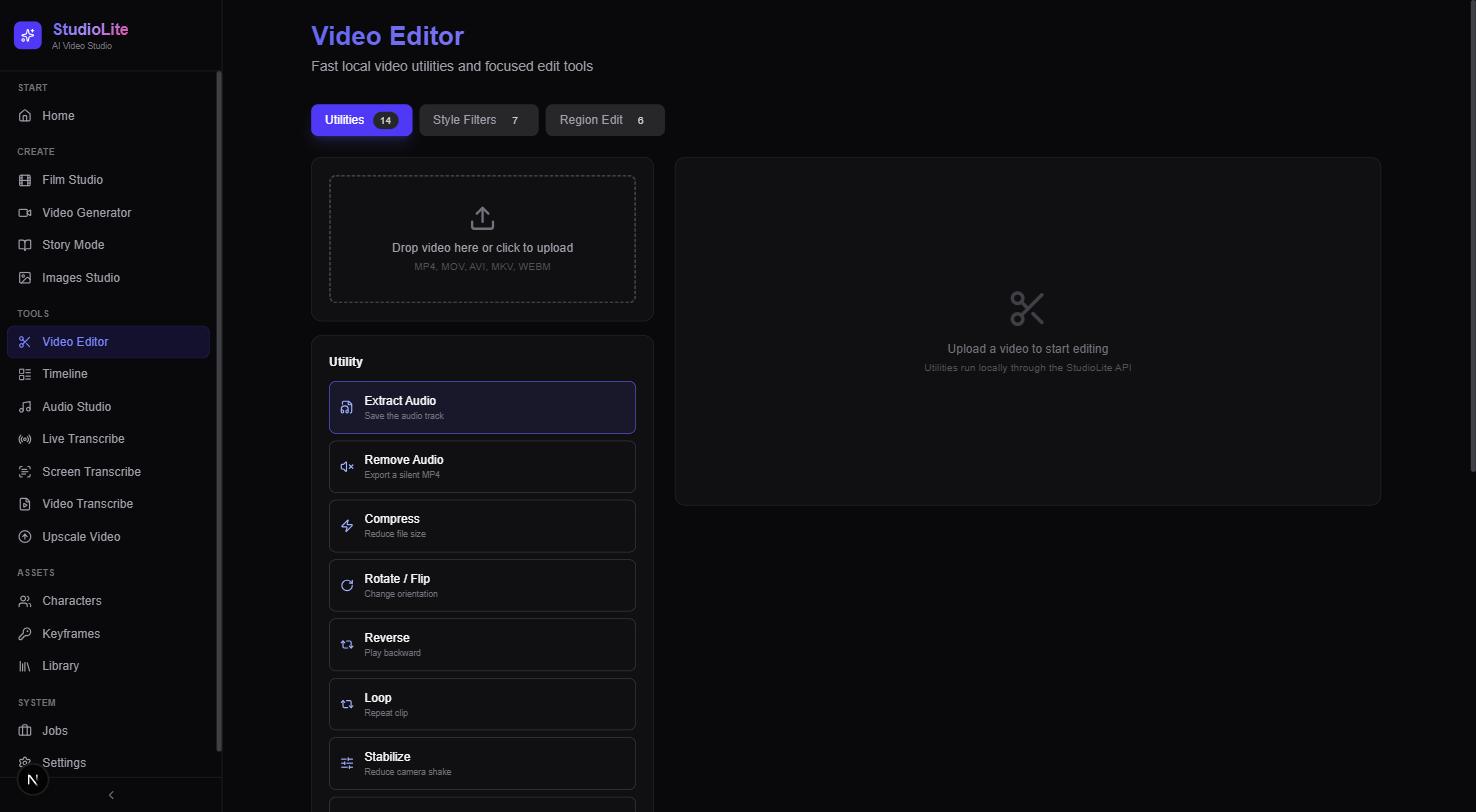 Video Editor utilities