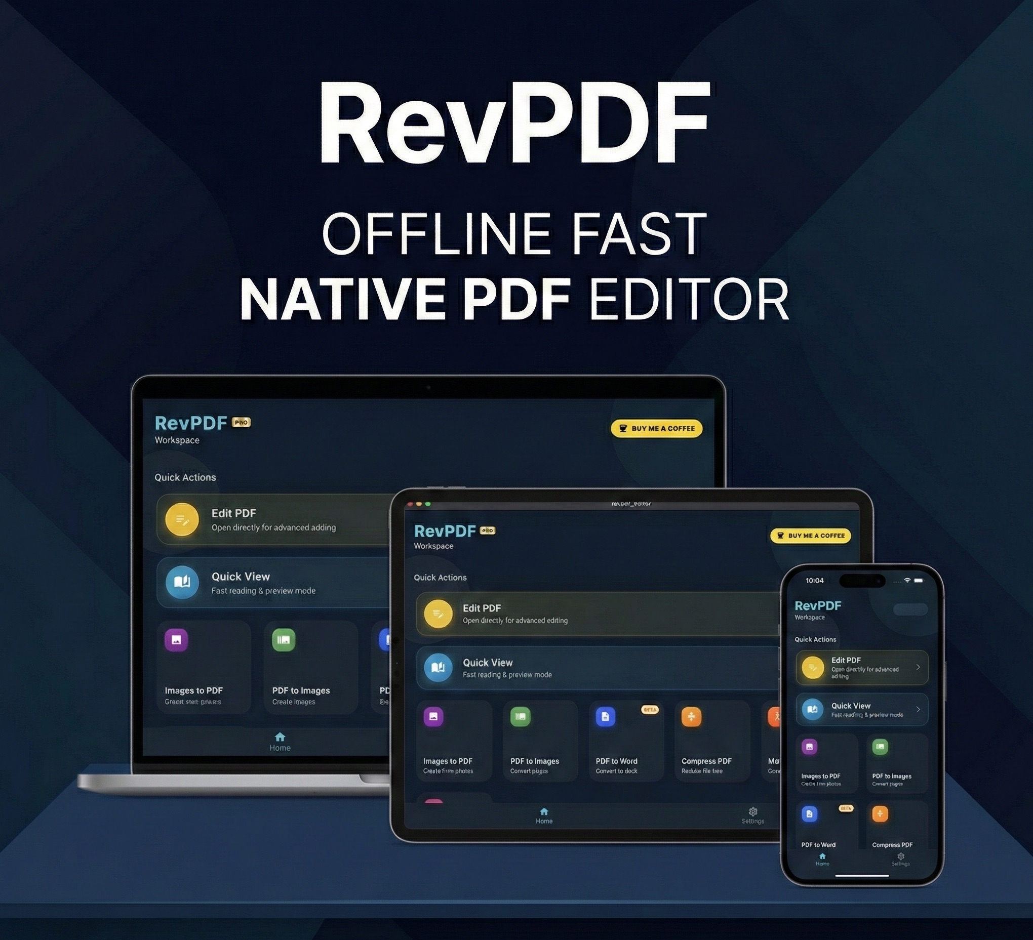RevPDF Editor screenshot