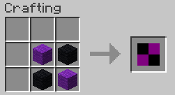 the missing texture crafting recipe
