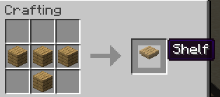 the shelf crafting recipe