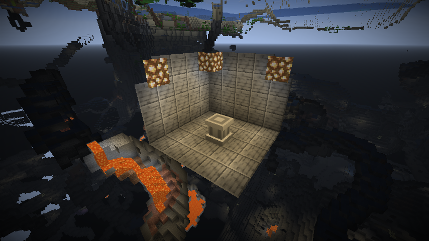 the cube viewed in Spectator Mode