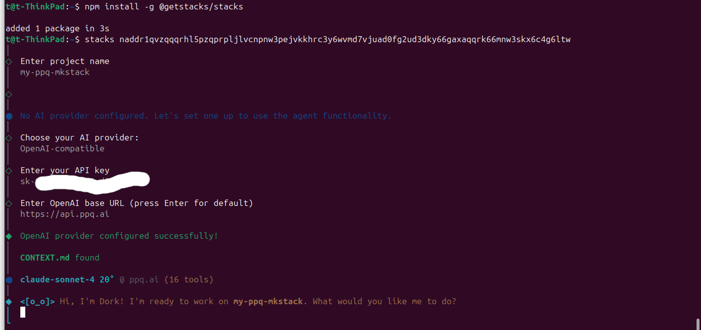 MKStack CLI Installation