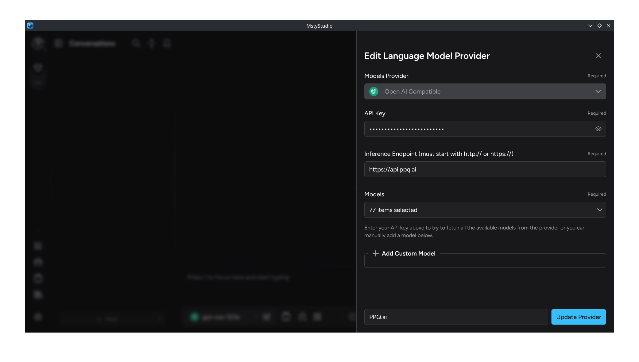 API Configuration