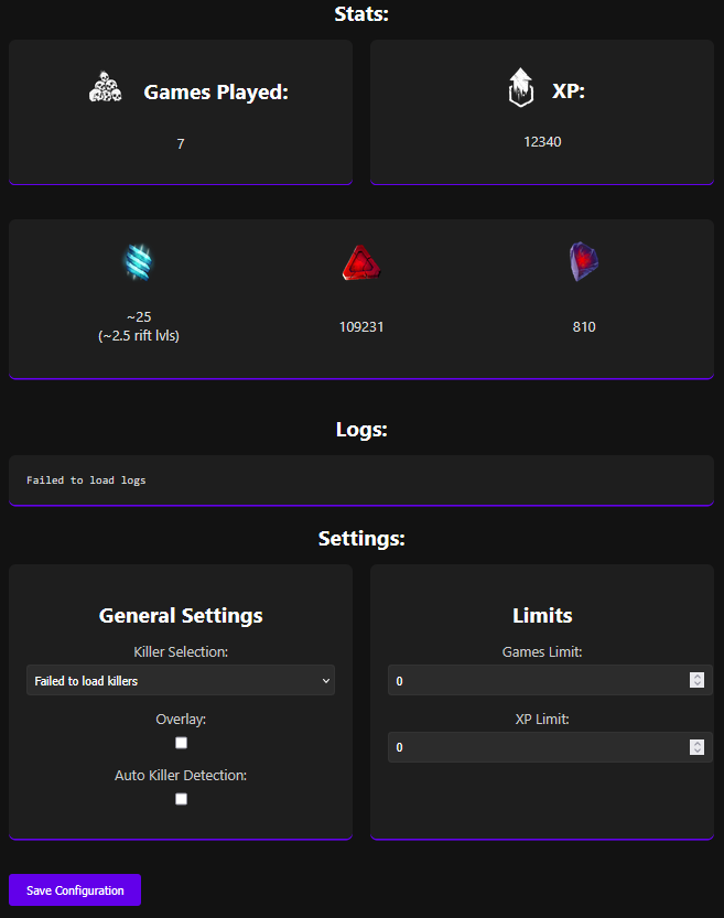 Web Control Panel