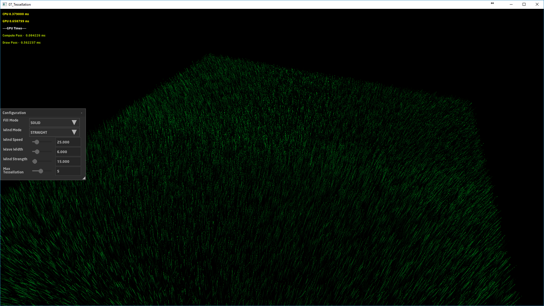 Image of the Hardware Tessellation Unit test