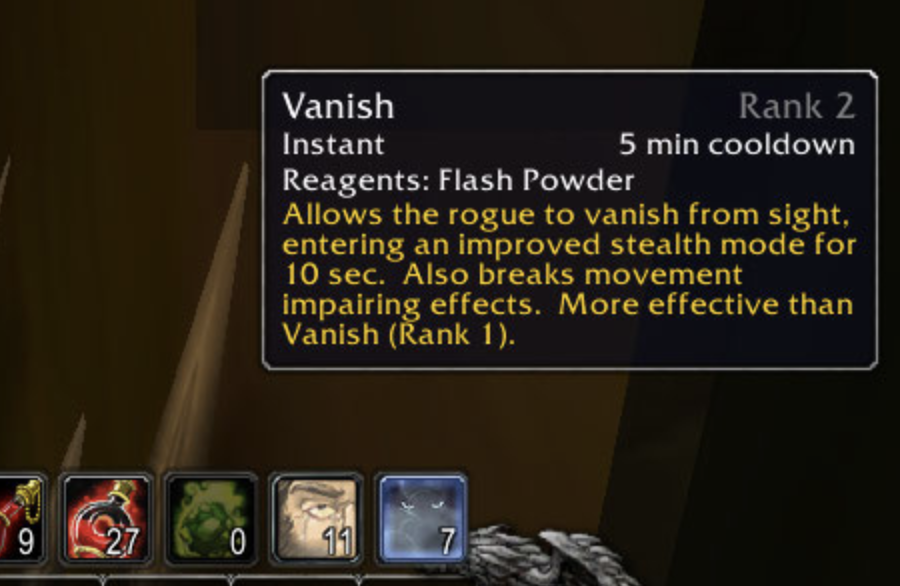 Screenshot: Rogue - Vanish