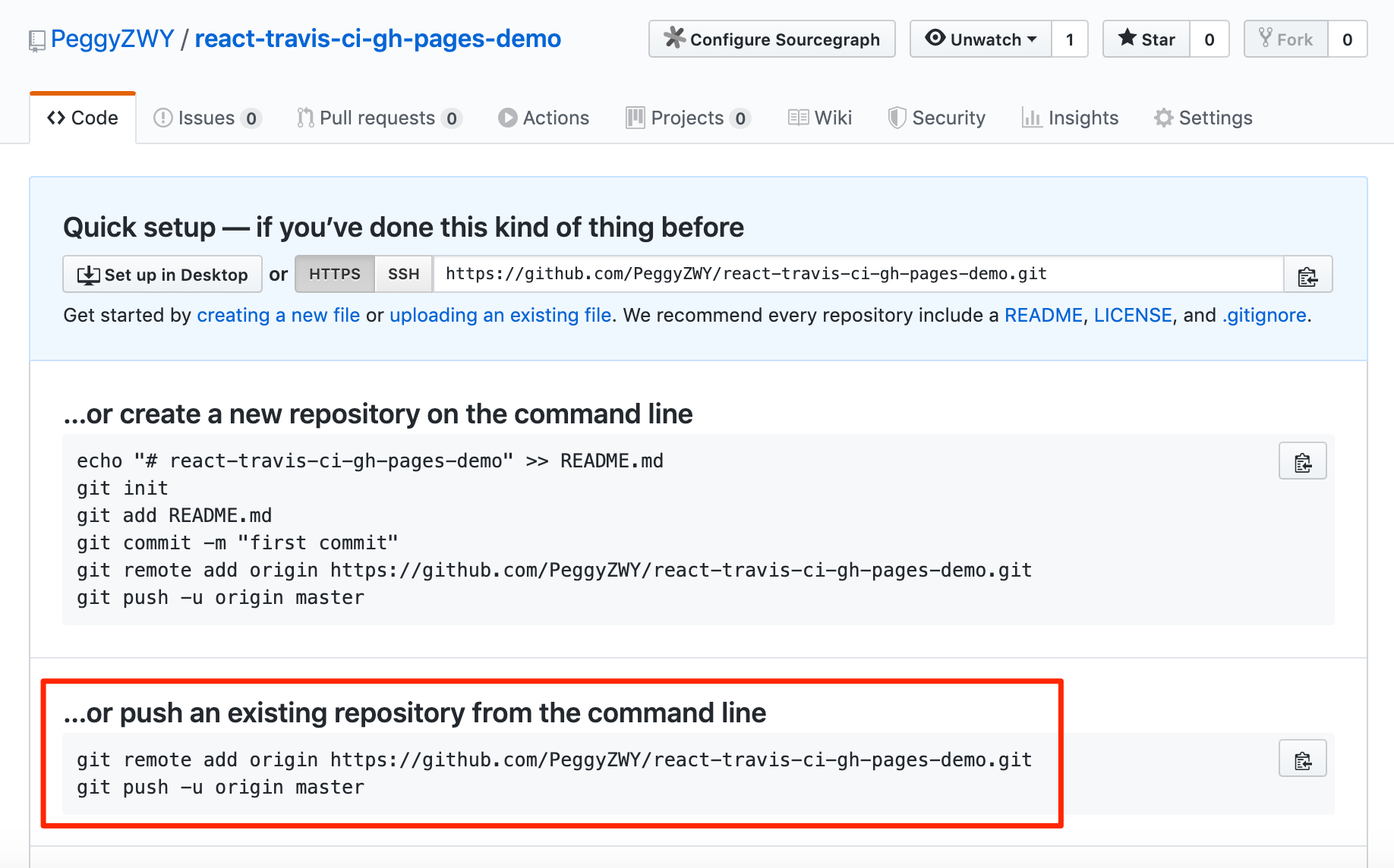 deploying react app to github pages