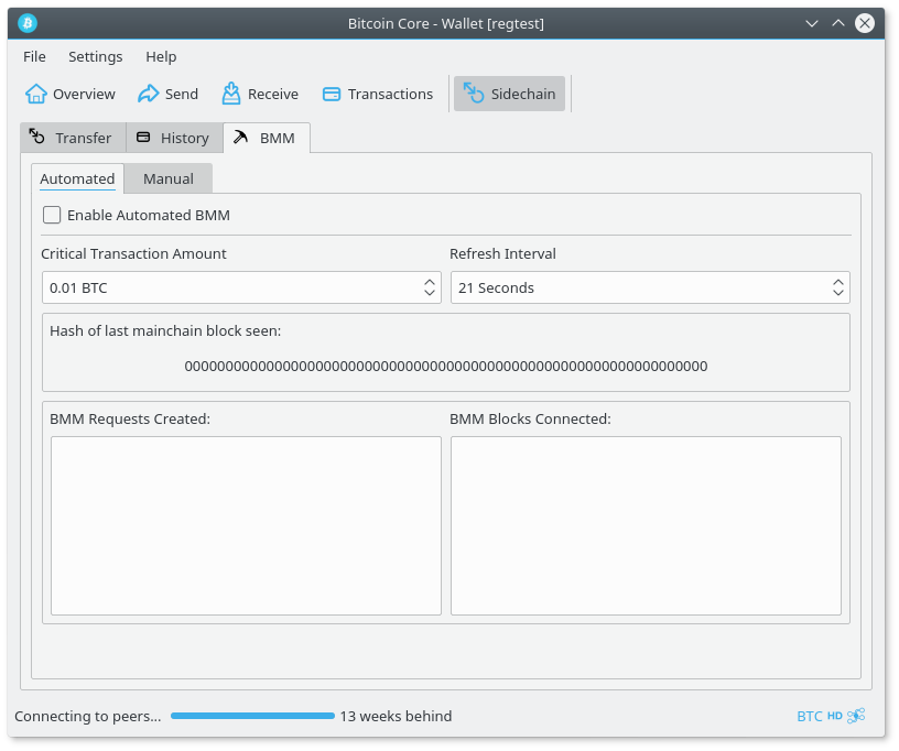 Sidechain BMM Automation page