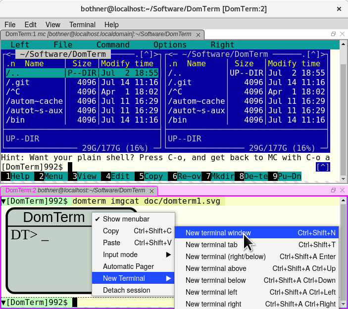 domterm-menu-bar