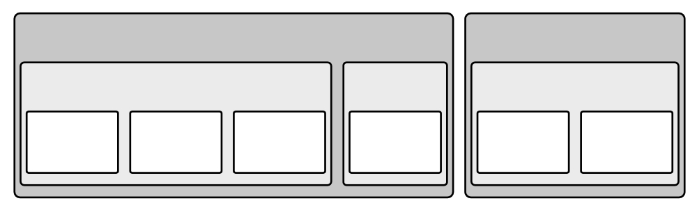 Nested layout example