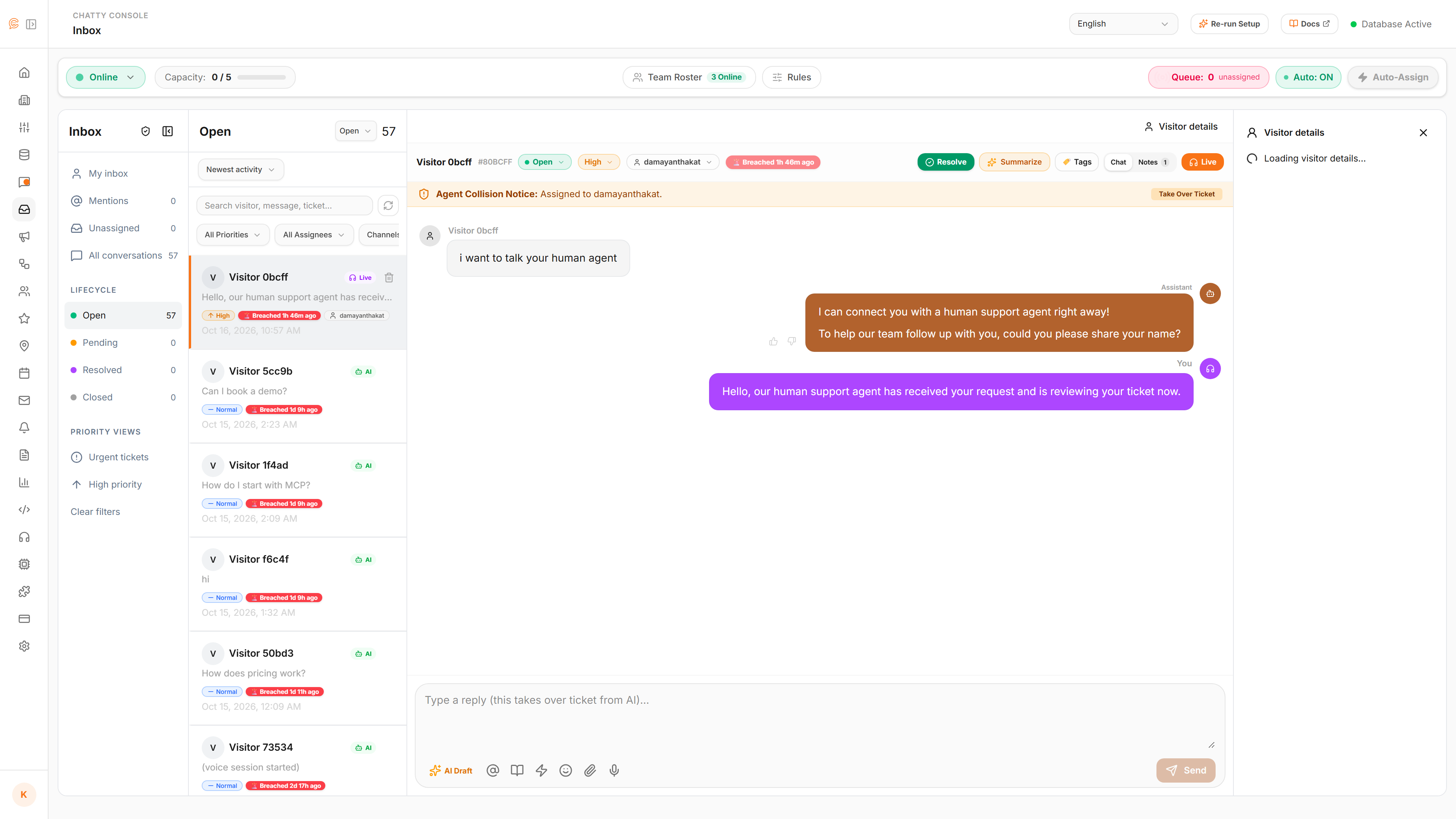 Omnichannel Live Helpdesk & SLA Inbox