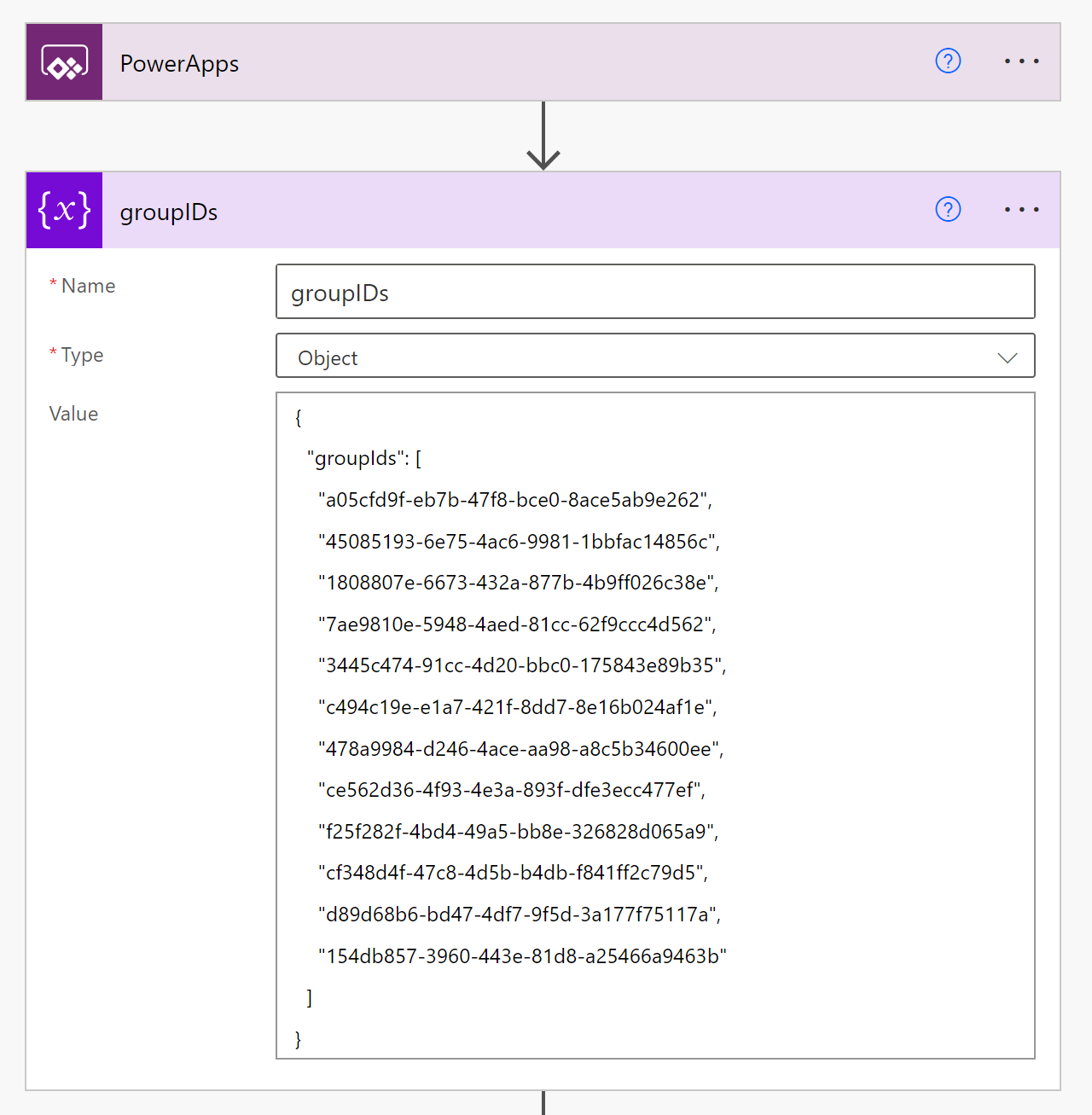 Flow - Overview groupIDs