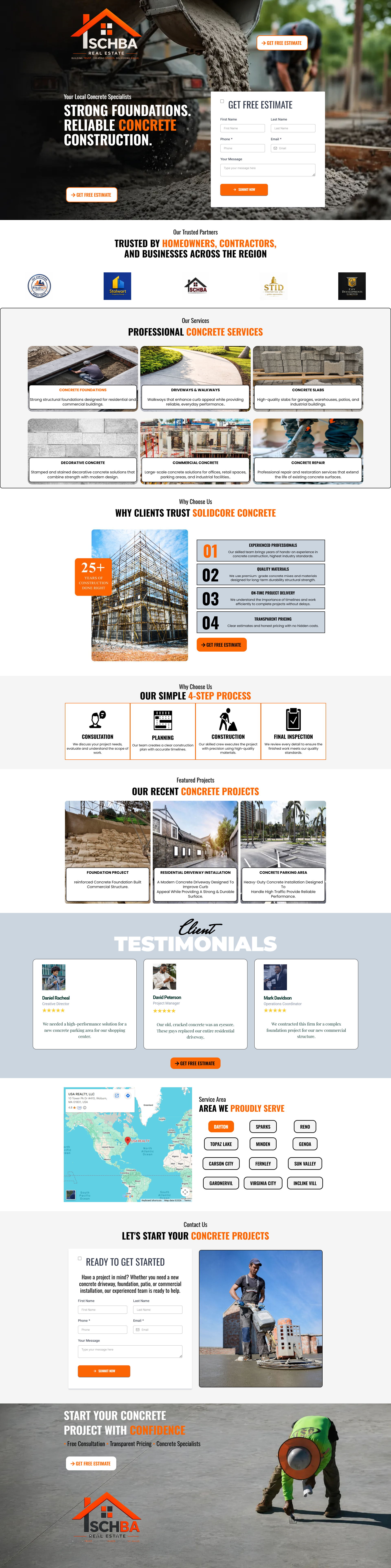Concrete Construction full page screenshot