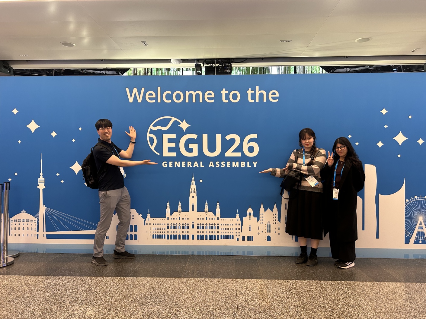 CURE Lab group photo at EGU 2026