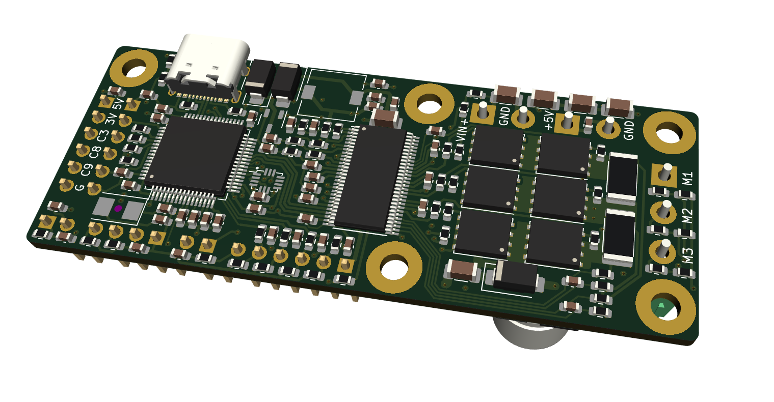 Ebike controller pcb compact, from the project README