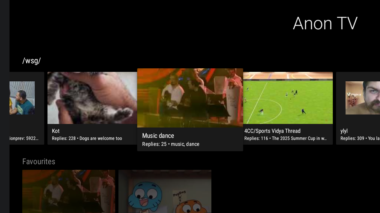 Menu Threads