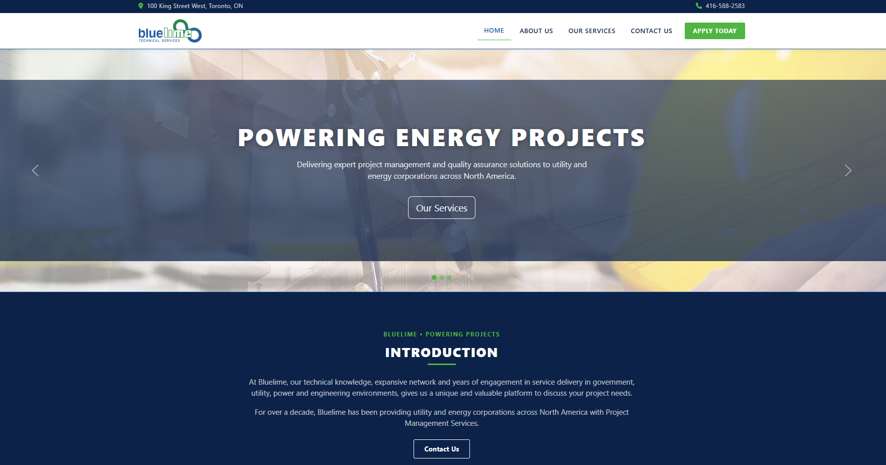 Blue Lime Tech screenshot