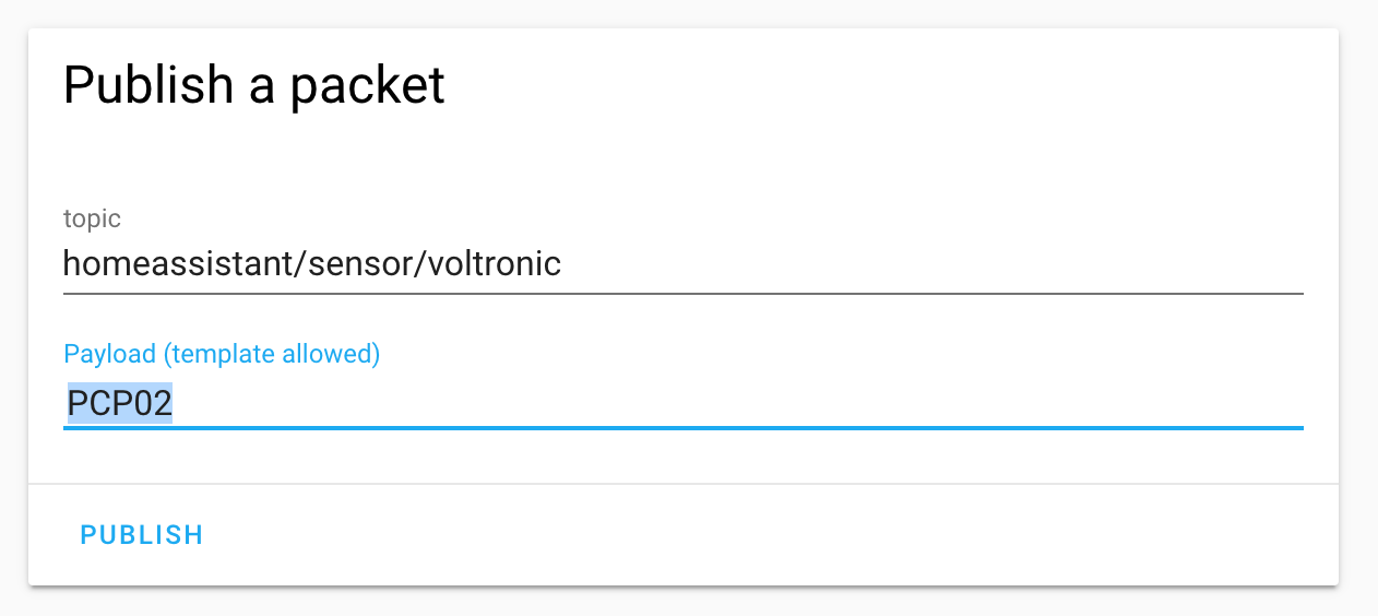 Example, Changing the Charge Priority