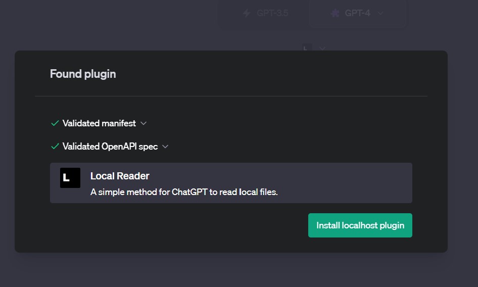 install plugin in ChatGPT