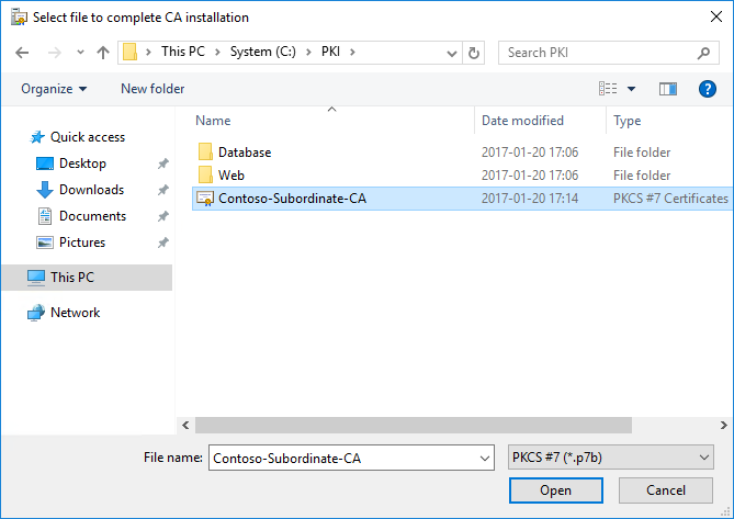Install CA Certificate
