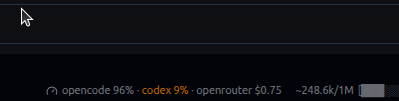 Status bar
