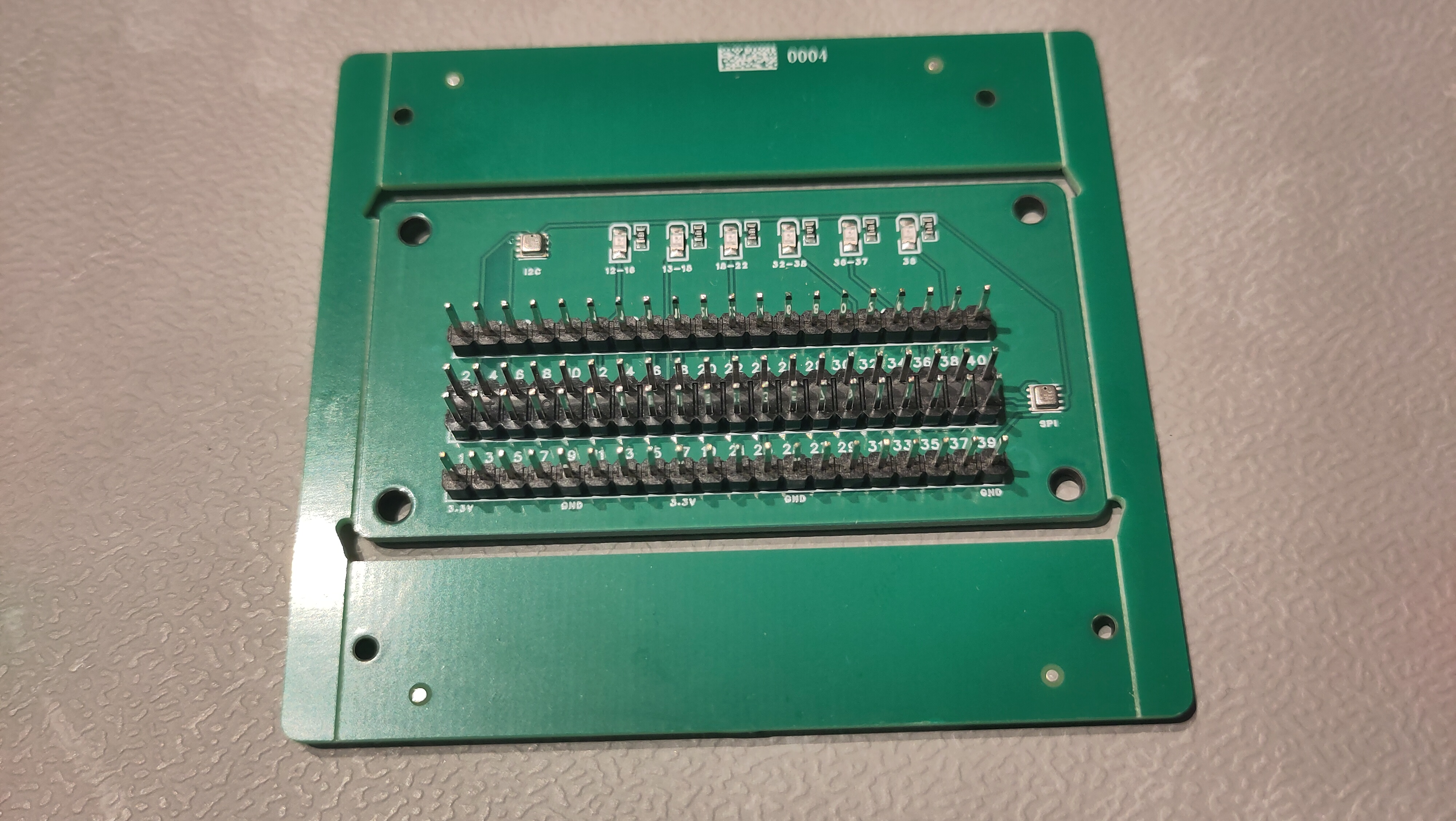 Pi4J smoke test PCB, board number 0001