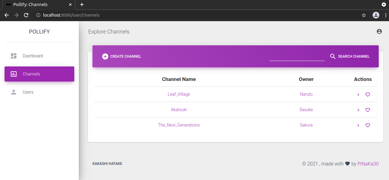 View Channels