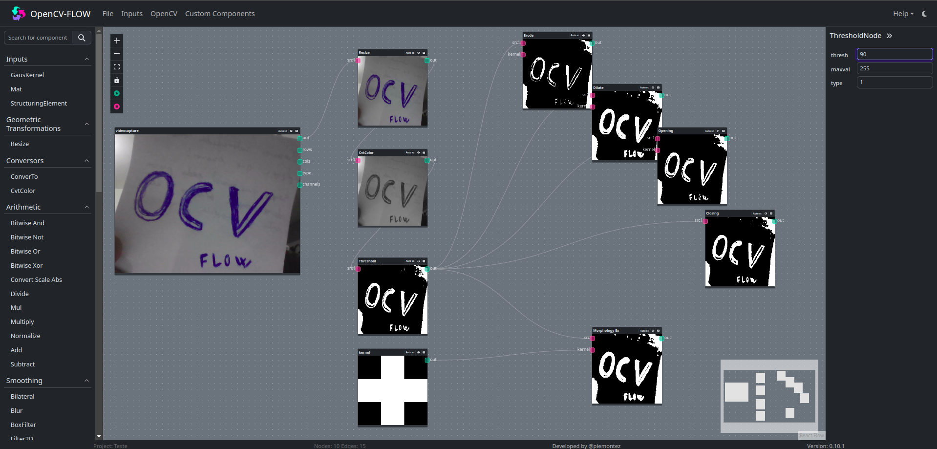 OpenCV-Flow Demo Image