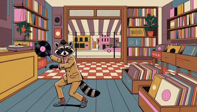Record-shop dance