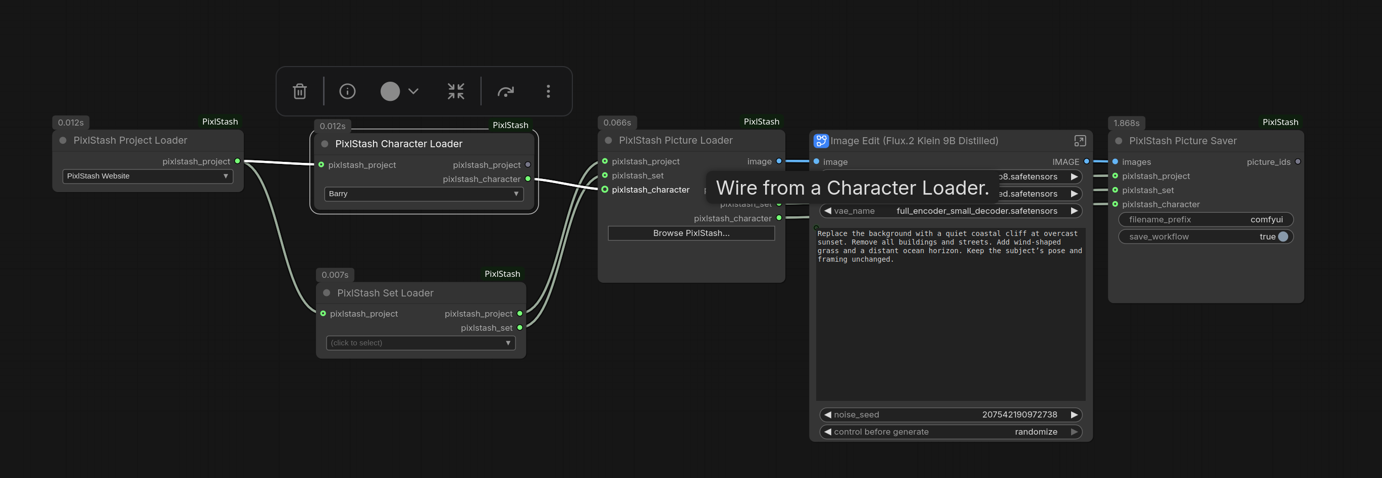Example workflow
