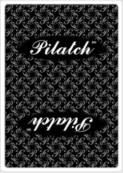 black-backed Pilatch card, face-down