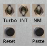 Panel switches and buttons