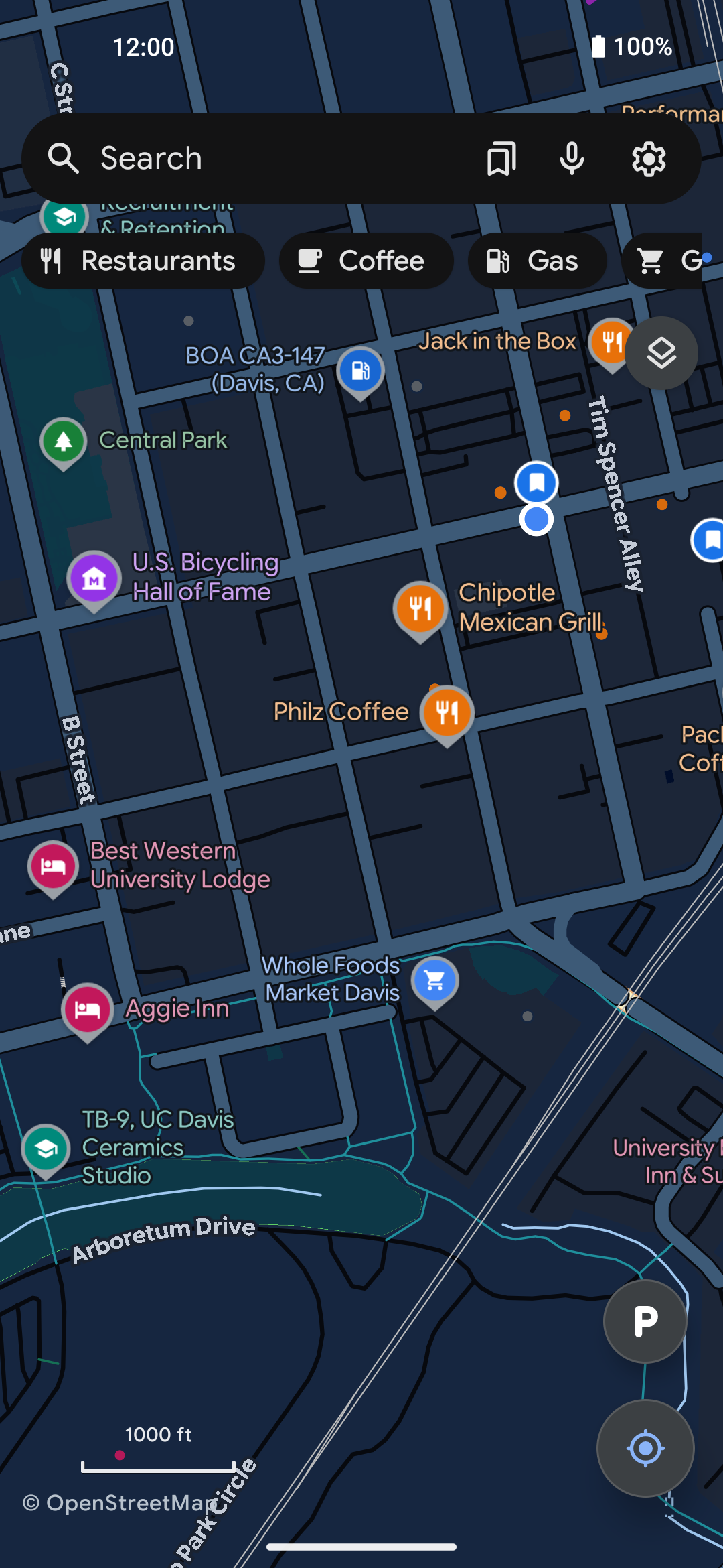 Map & search