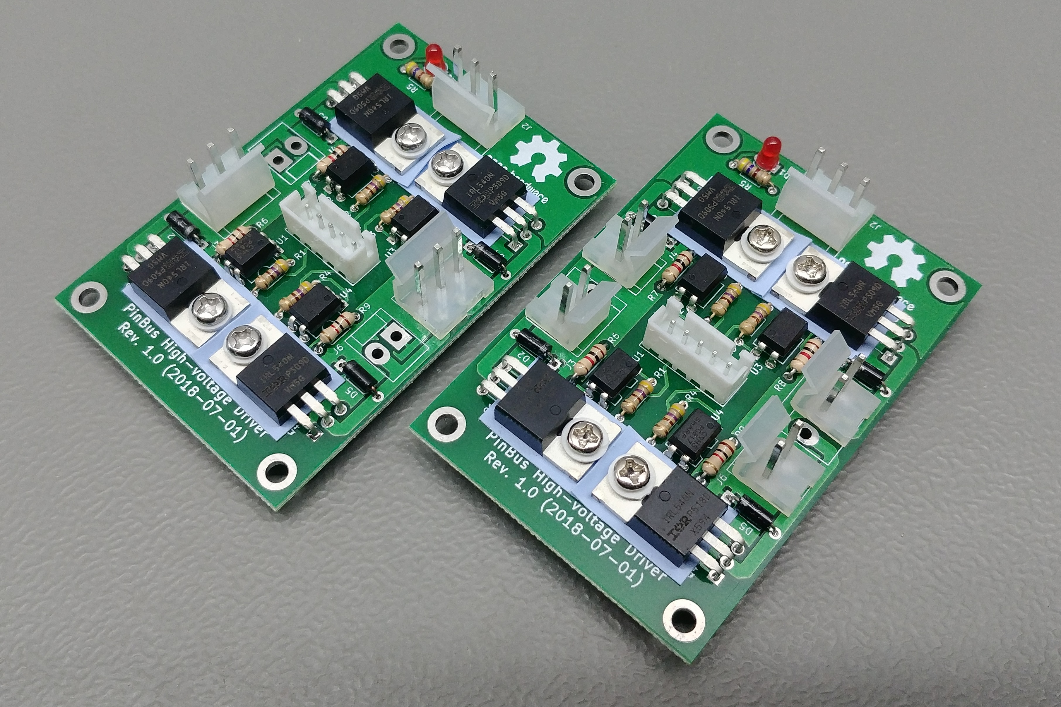 High voltage driver board, from the project README