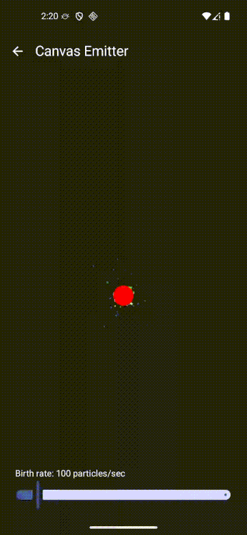 Canvas Emitter