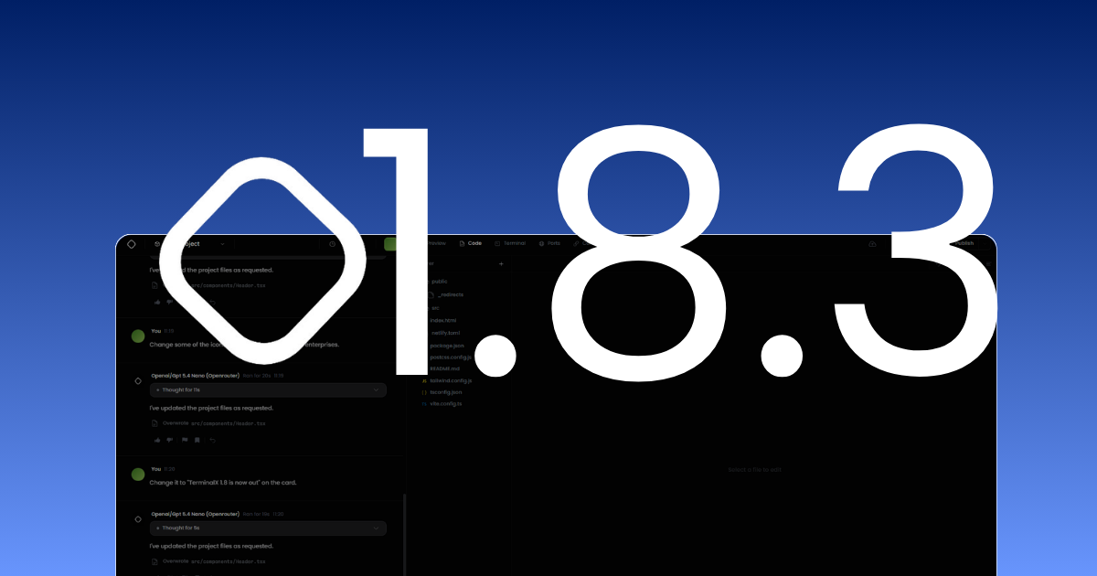 TerminalX | AI IDE for the Coding Community