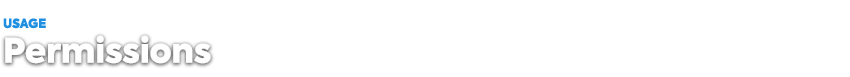 Permissions