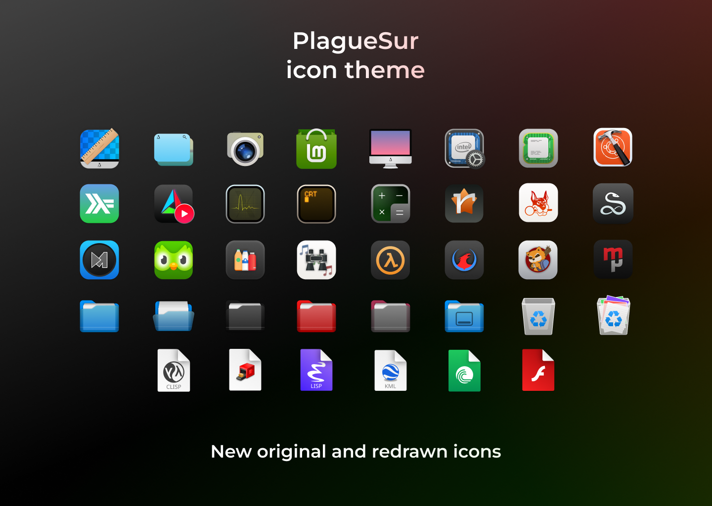 Icon theme preview