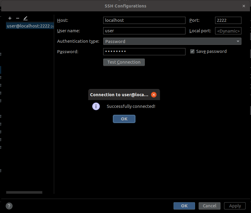 ssh config