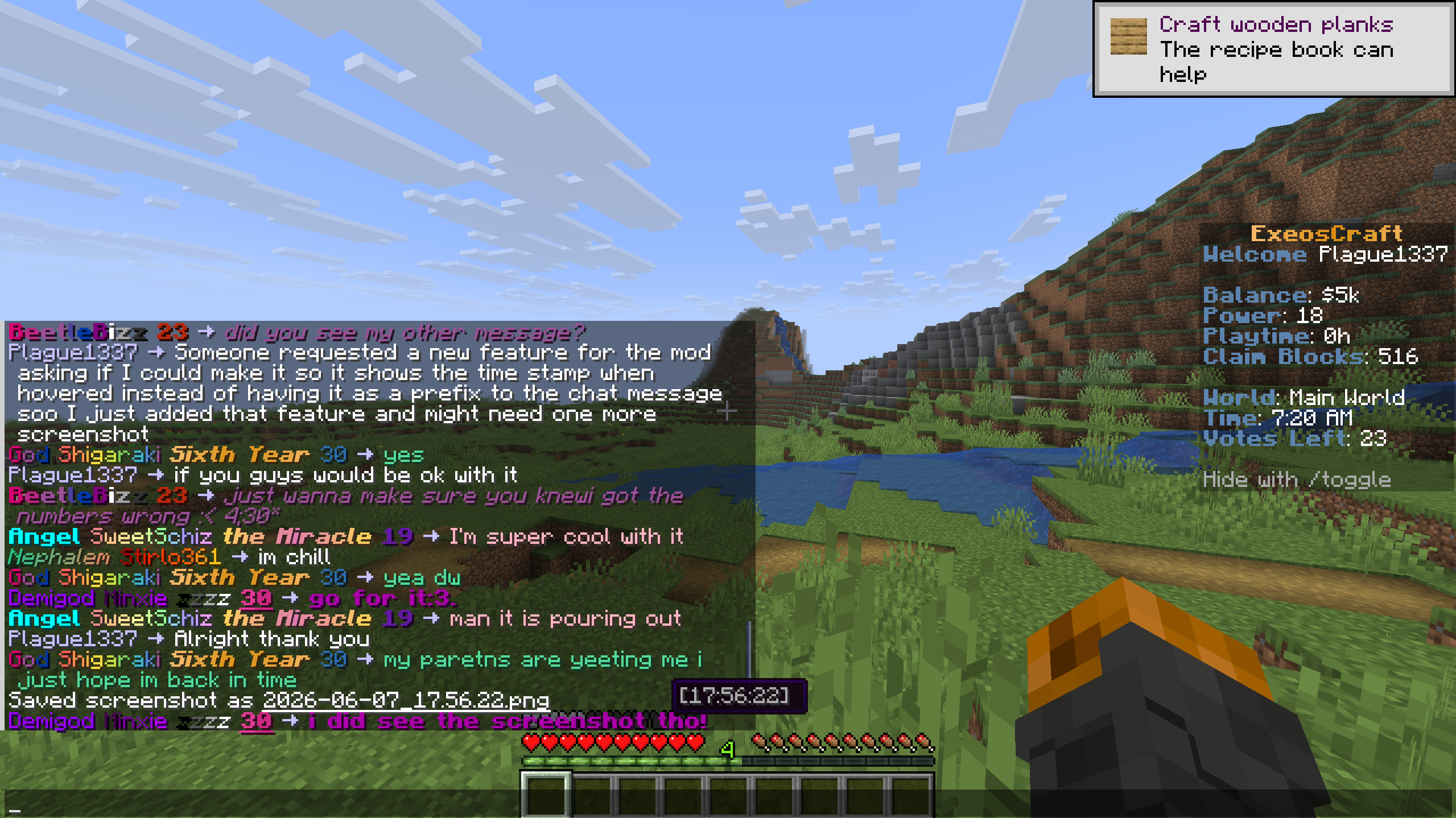 hover timestamp