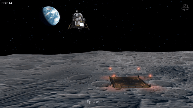 Lunar Lander landing