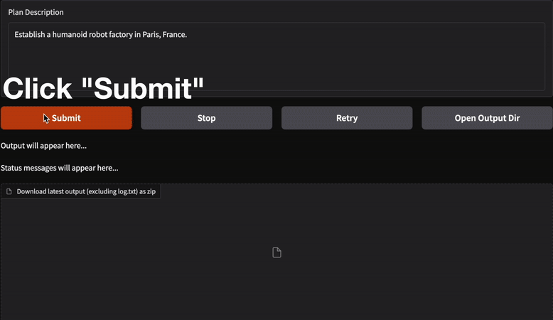 PlanExe - Turn your idea into a comprehensive plan in minutes, not months.