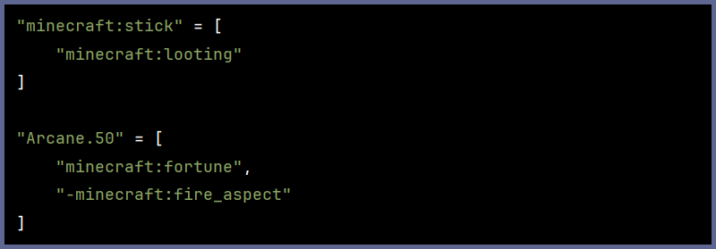 enchants example