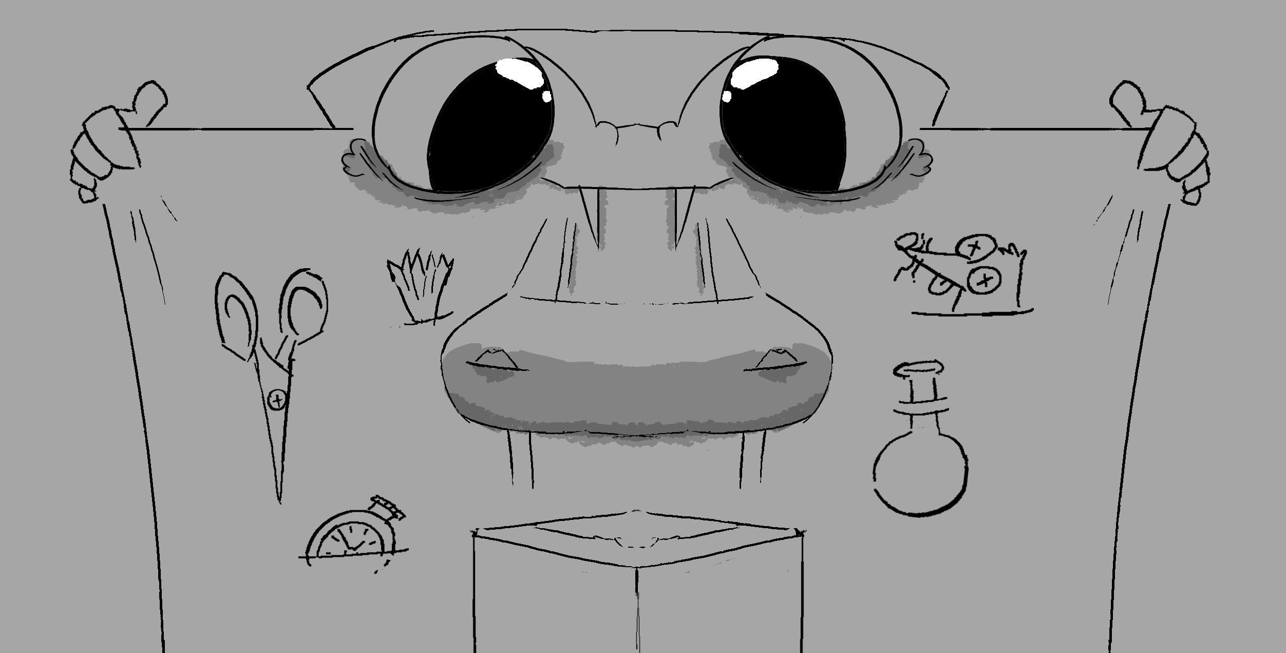 frog drawring