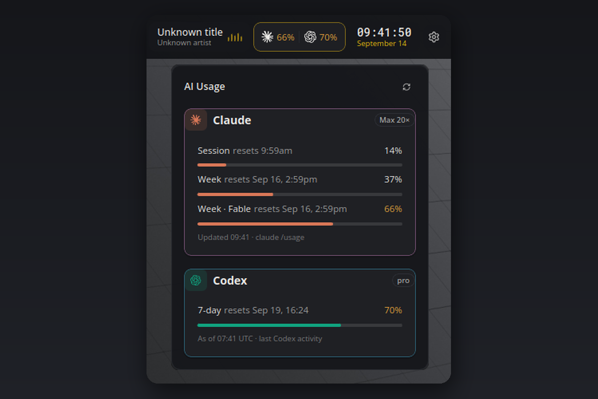 AI Usage, screenshot 1