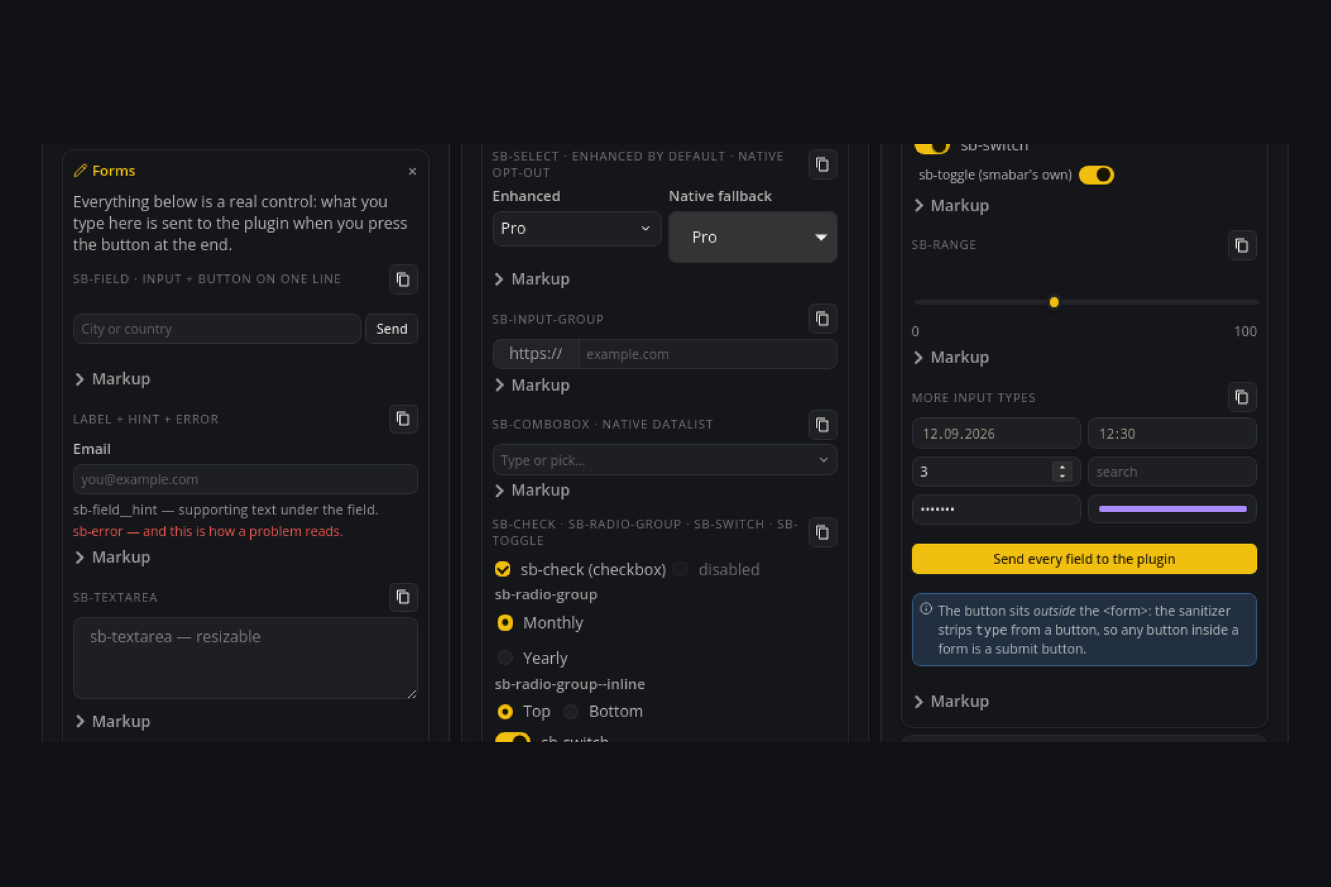 smabar Dev Kit, screenshot 4