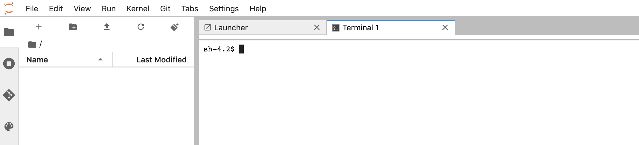 Jupyter Terminal Tab