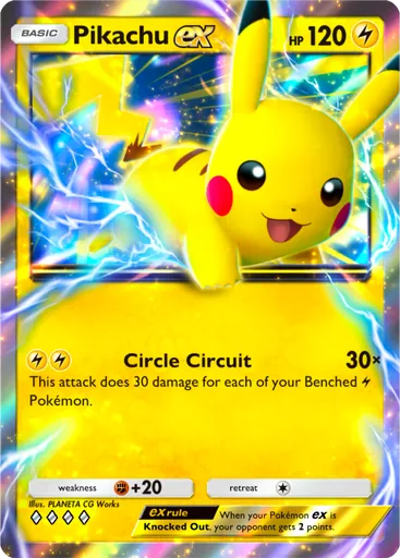 Pikachu ex — TCGポケット | PokemonLore