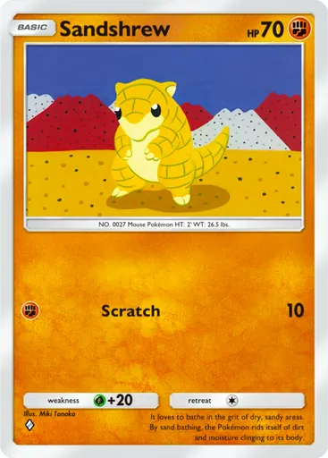 Sandshrew — TCGポケット | PokemonLore